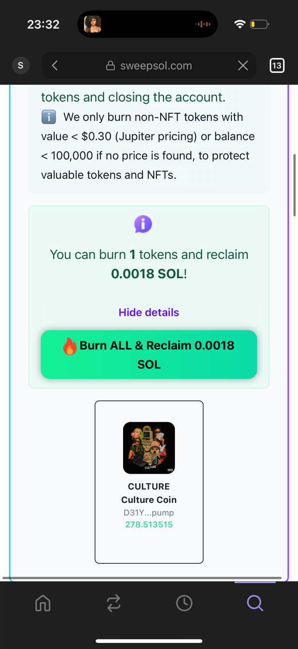 Selección de Tokens